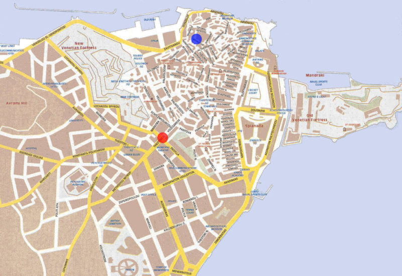 Map Of Corfu Town Corfu, Greece: Let's Explore A Perfect Pedestrian Oasis | The Plaza  Perspective