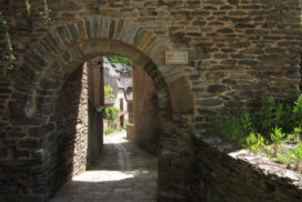 Conques, France - portal