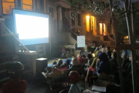 Block party outdoor movie