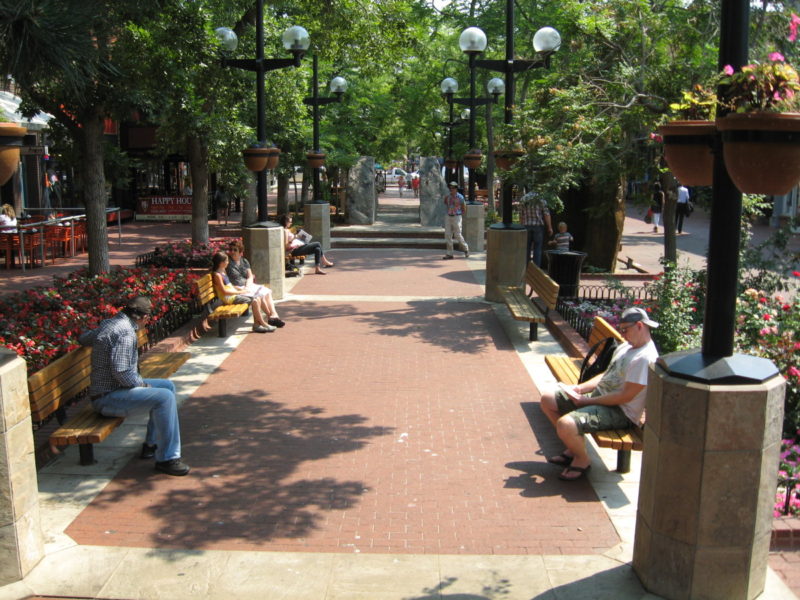 The Pearl Street Mall, photo by Kai Bates.