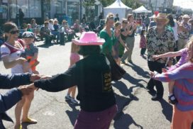 Contra dance in the Inner Sunset
