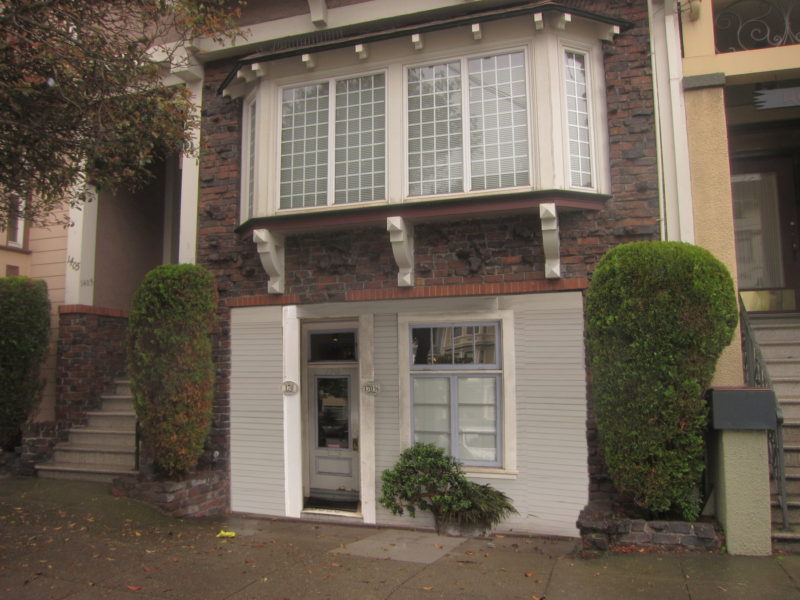 Garage door home converted