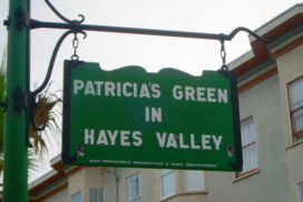 Patricia's Green sign