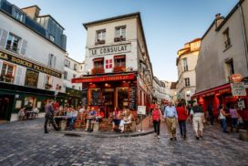 Narrow Paris street