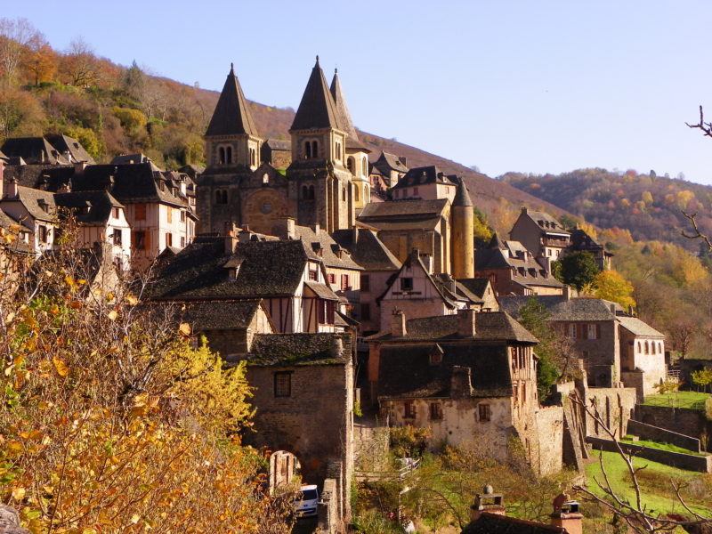 Conques, France - wide view