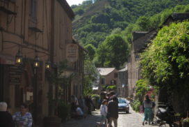 Conques, France - first street