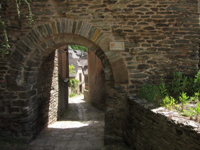 Conques, France - portal