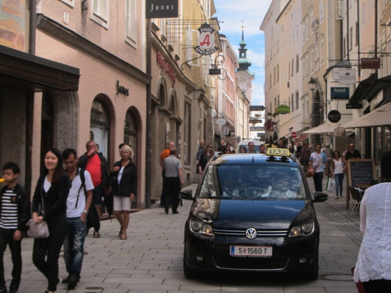 Salzburg, Austria, narrow street