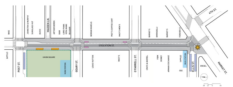 Stockton overhead map