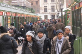 Winter Village, Bryant Park, street