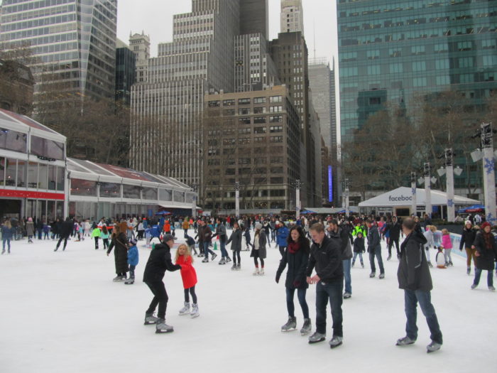 Winter Village ice rink